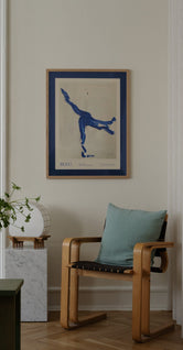 Blue Passepartout - The Poster Club