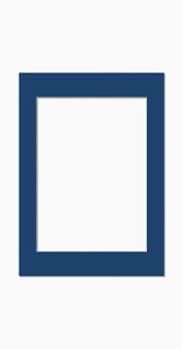 Blue Passepartout - The Poster Club