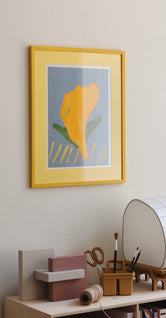 Yellow Passepartout - The Poster Club