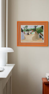 Orange Passepartout - The Poster Club