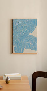 The Line - Blue by Rebecca Hein
