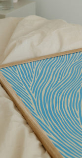 The Line - Blue by Rebecca Hein