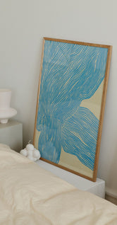 The Line - Blue by Rebecca Hein
