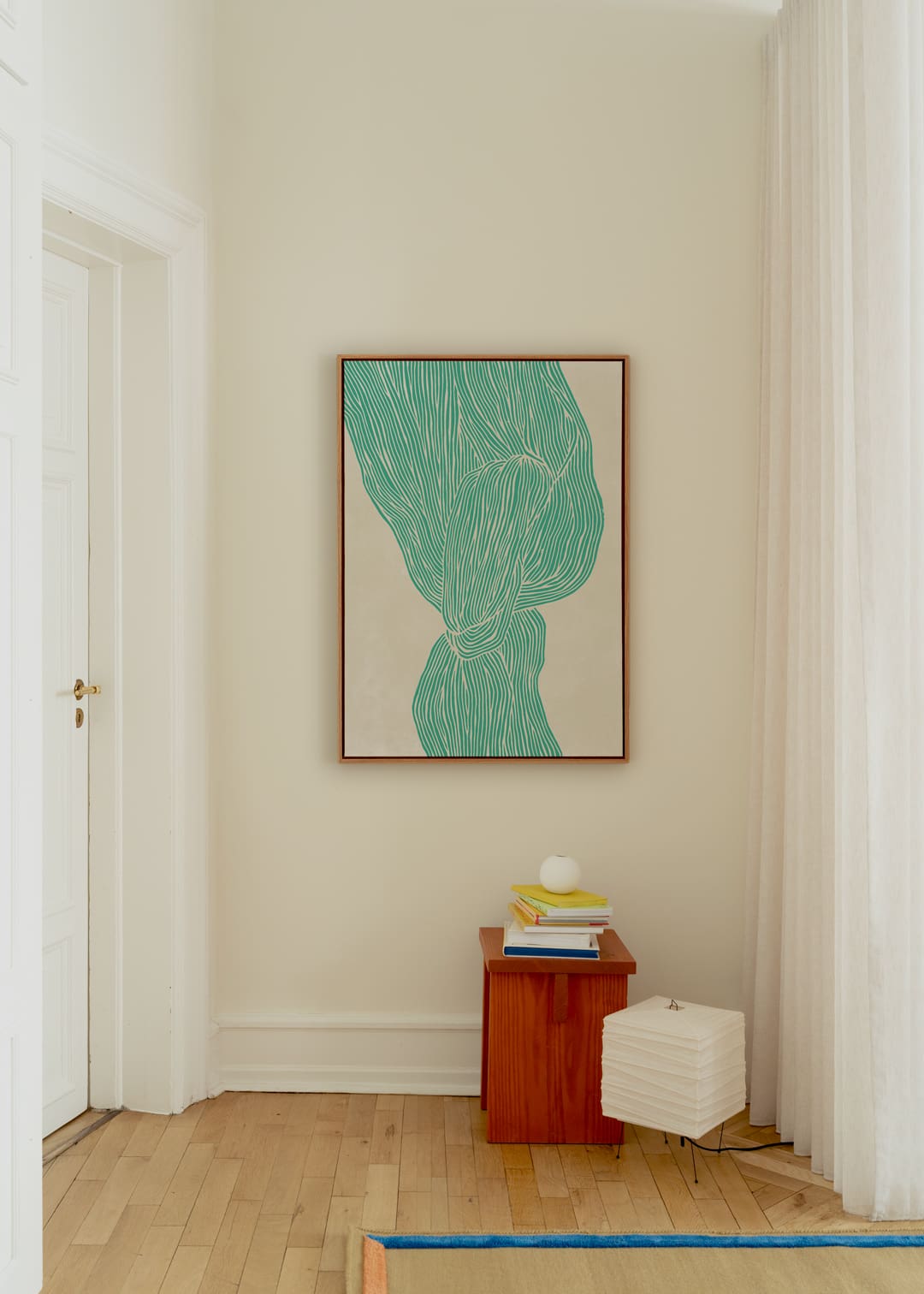 The Line - Green by Rebecca Hein