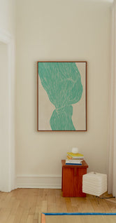 The Line - Green by Rebecca Hein