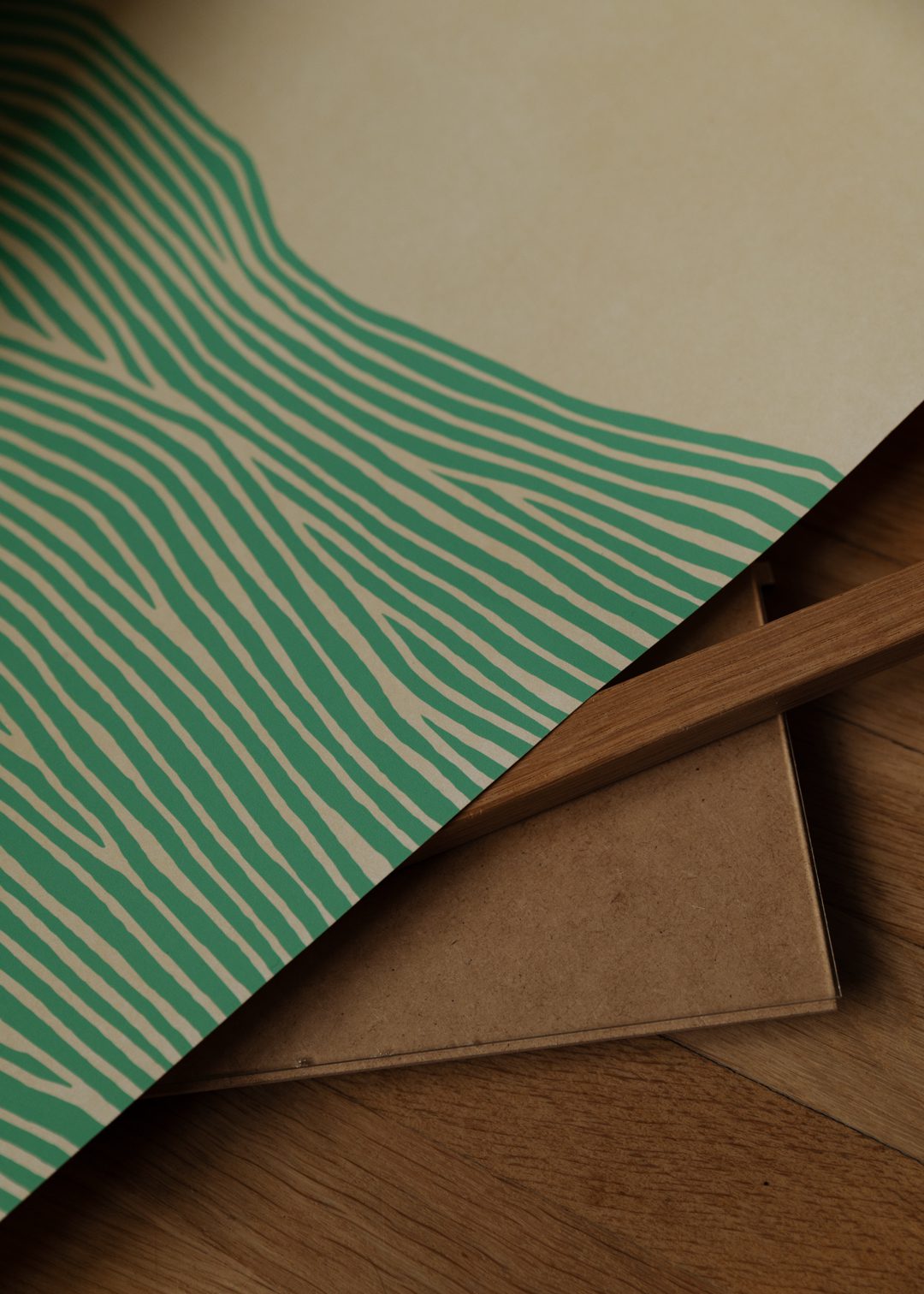 The Line - Green by Rebecca Hein