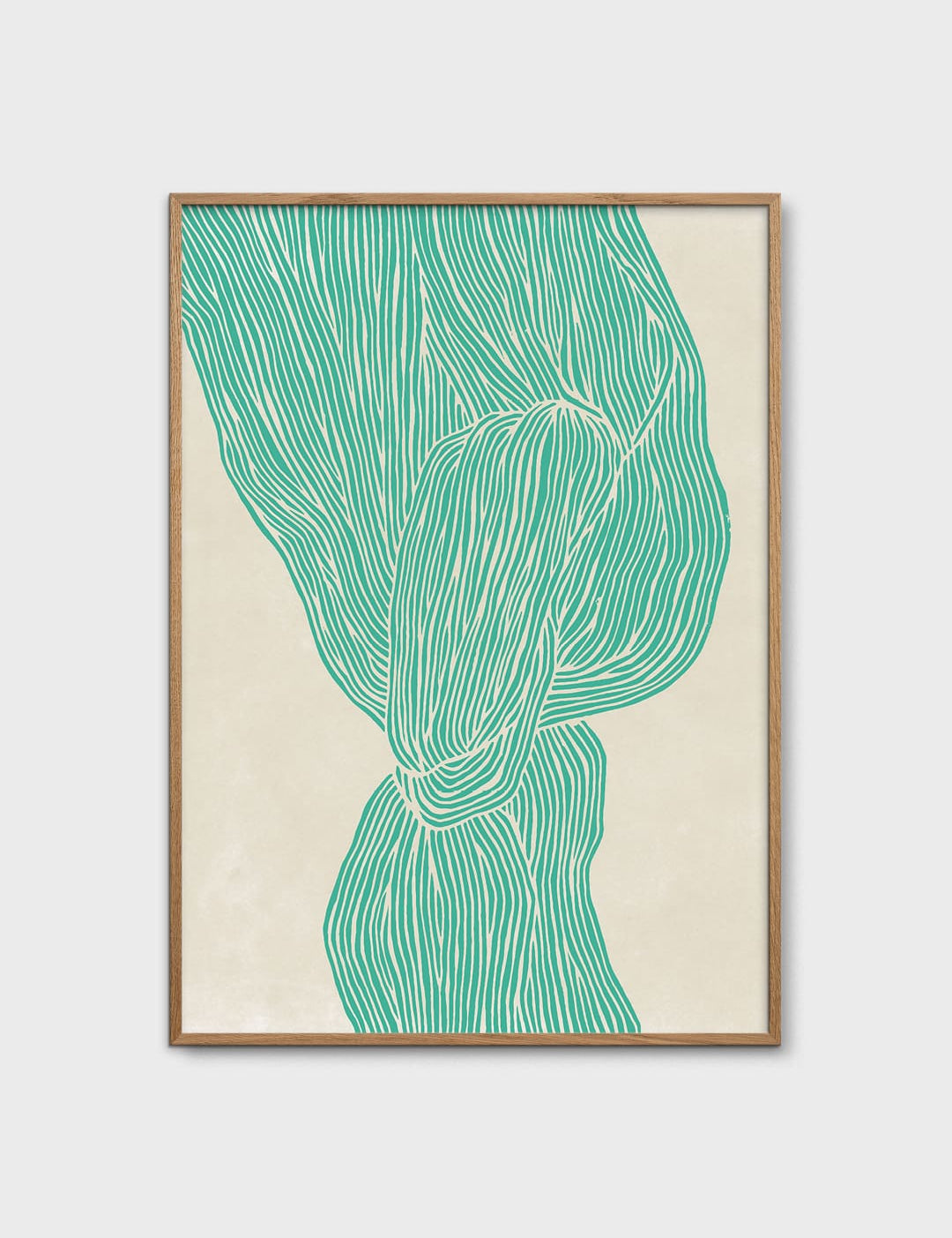 The Line - Green by Rebecca Hein