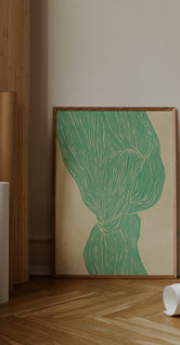 The Line - Green by Rebecca Hein