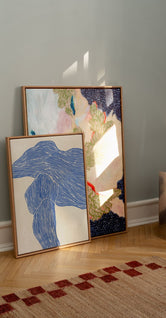 The Line - Navy by Rebecca Hein