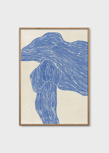 The Line - Navy by Rebecca Hein