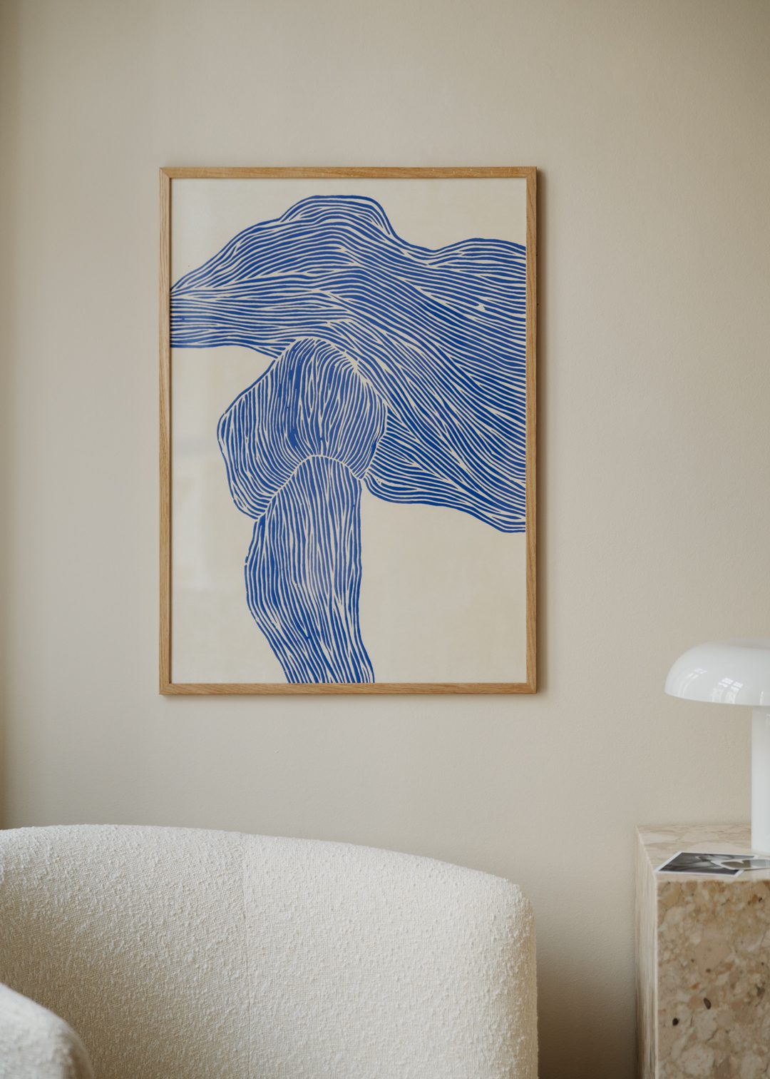The Line - Navy by Rebecca Hein