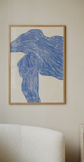 The Line - Navy by Rebecca Hein