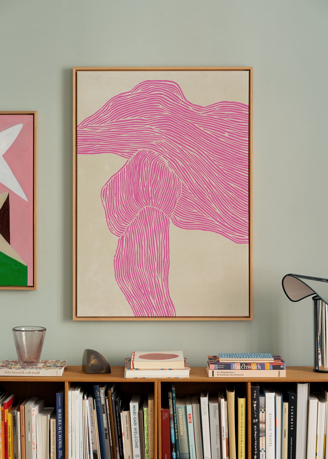 The Line - Pink by Rebecca Hein