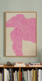 The Line - Pink by Rebecca Hein
