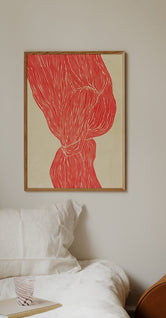 The Line - Red by Rebecca Hein