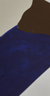 Blue Skirt Brown Jumper by Rosie McGuinness