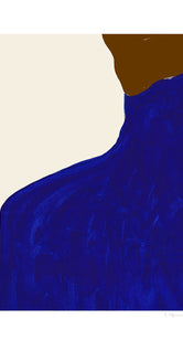 Blue Skirt Brown Jumper by Rosie McGuinness