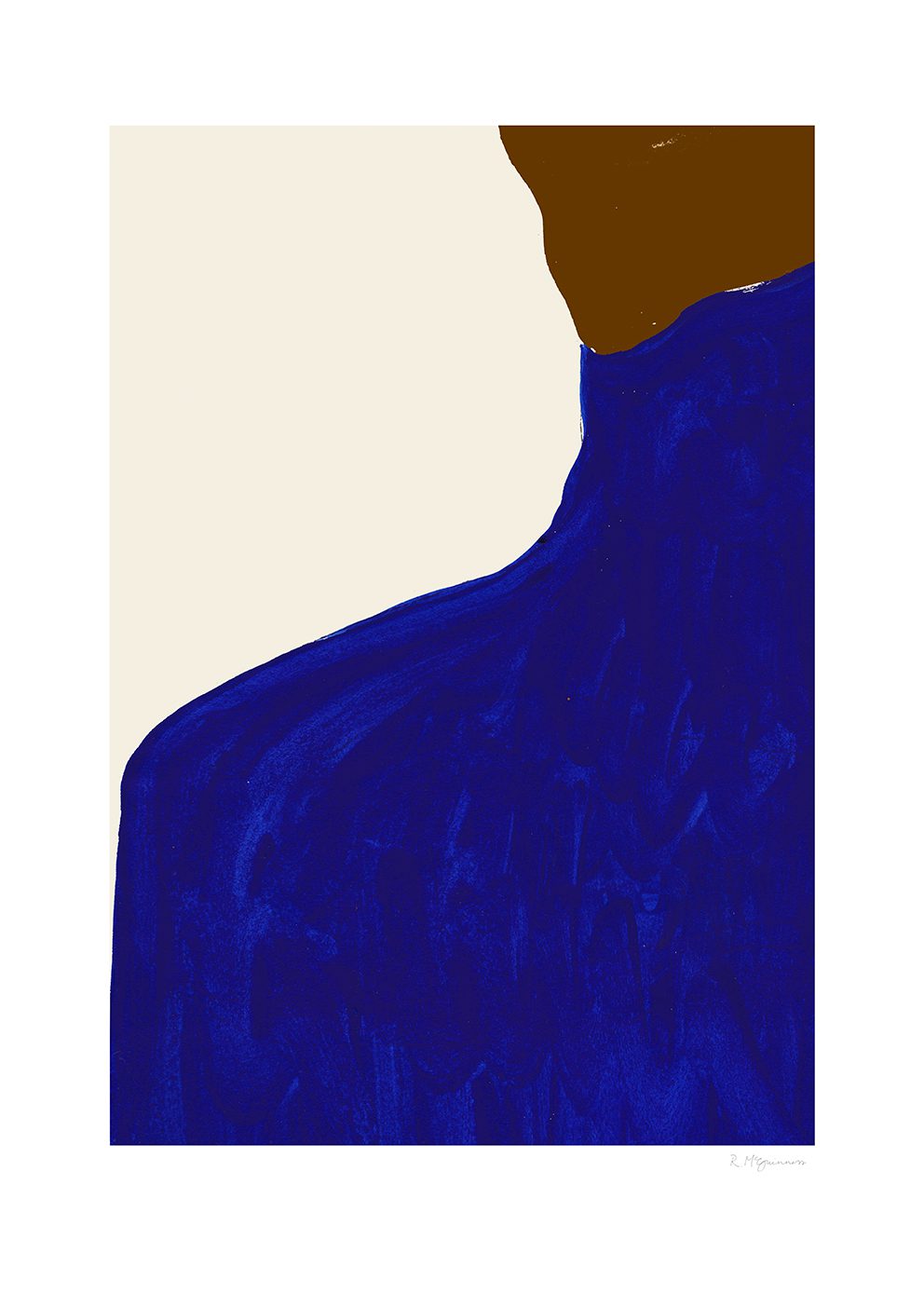 Blue Skirt Brown Jumper