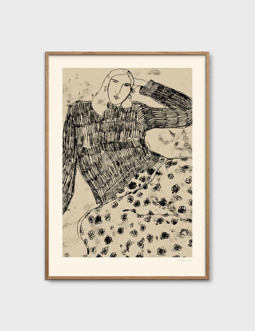 Leaning Woman by Rosie McGuinness