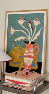 Cat and Jug by Rut Pedreño Criado