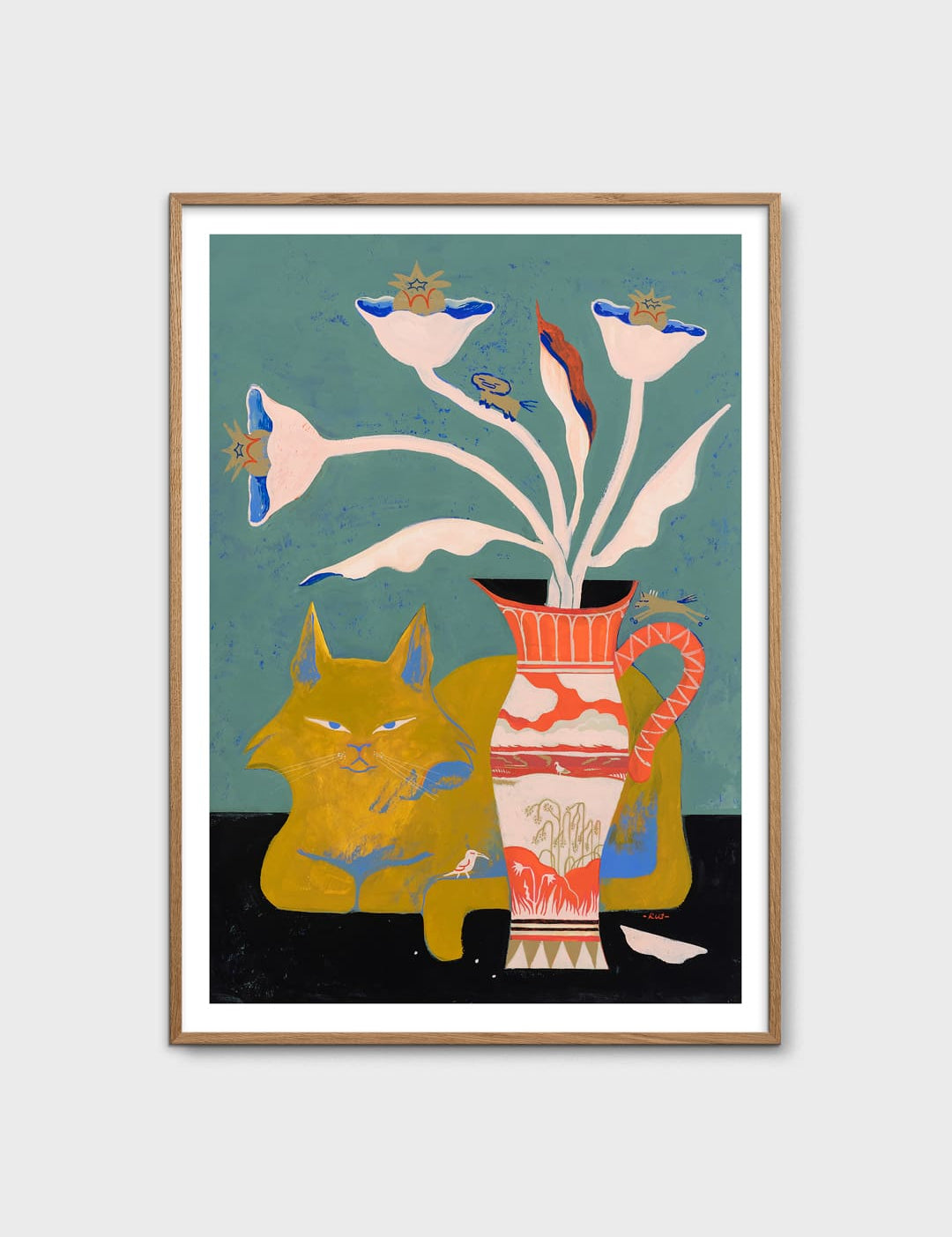 Cat and Jug by Rut Pedreño Criado