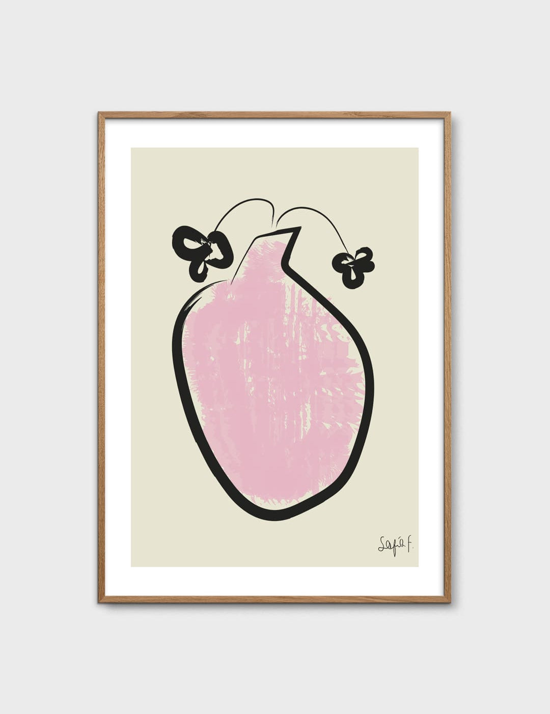Pink Vase by Sofia Freixas