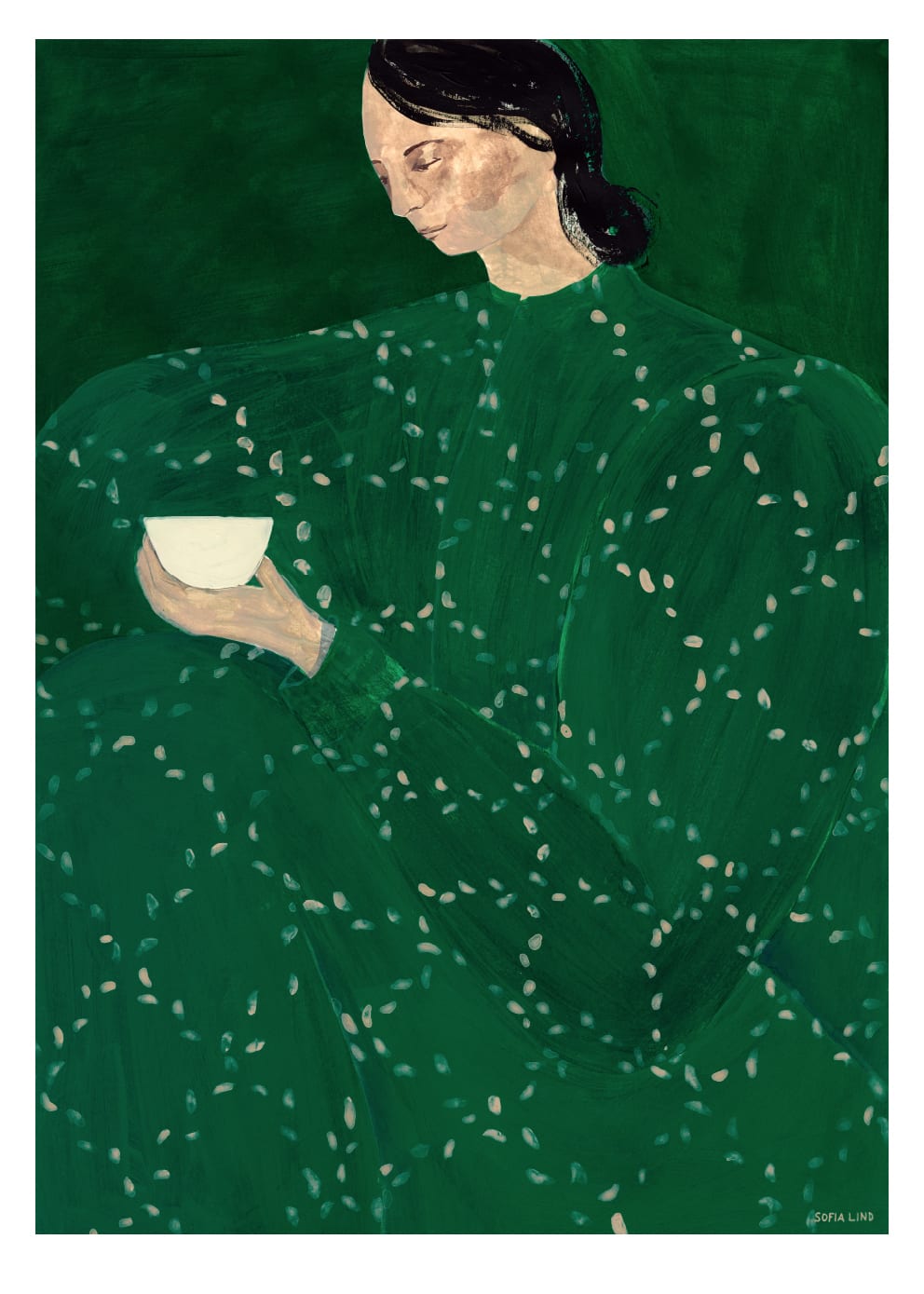 Coffee Alone At Place De Clichy by Sofia Lind | The Poster… – The