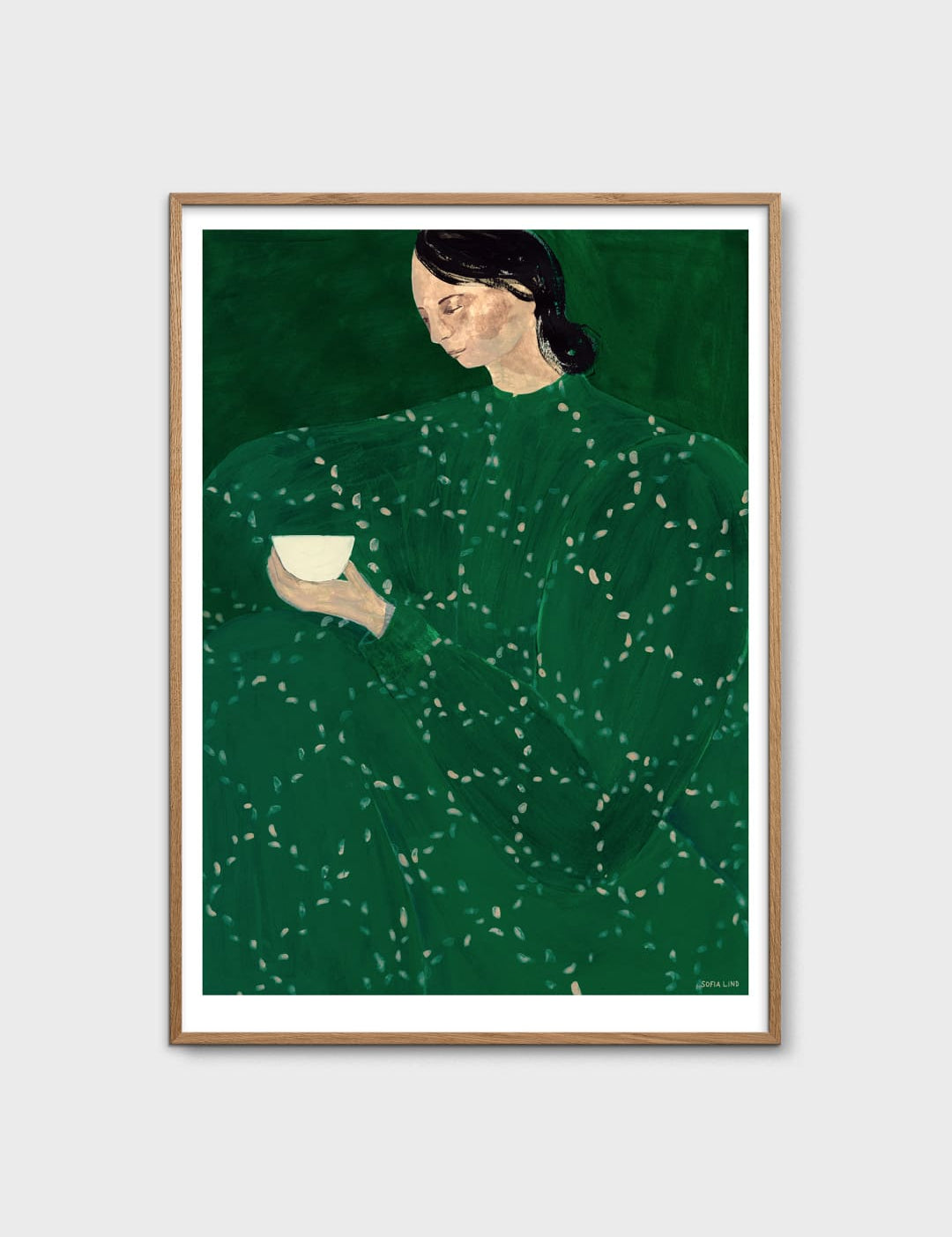 Coffee Alone At Place De Clichy by Sofia Lind