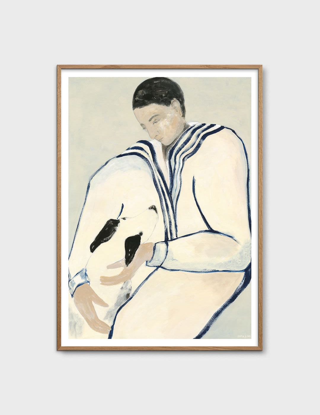 Man and Dog by Sofia Lind