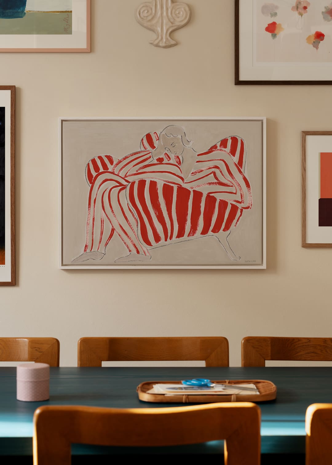 Red Chair by Sofia Lind