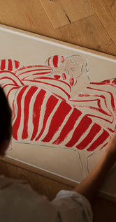 Red Chair by Sofia Lind