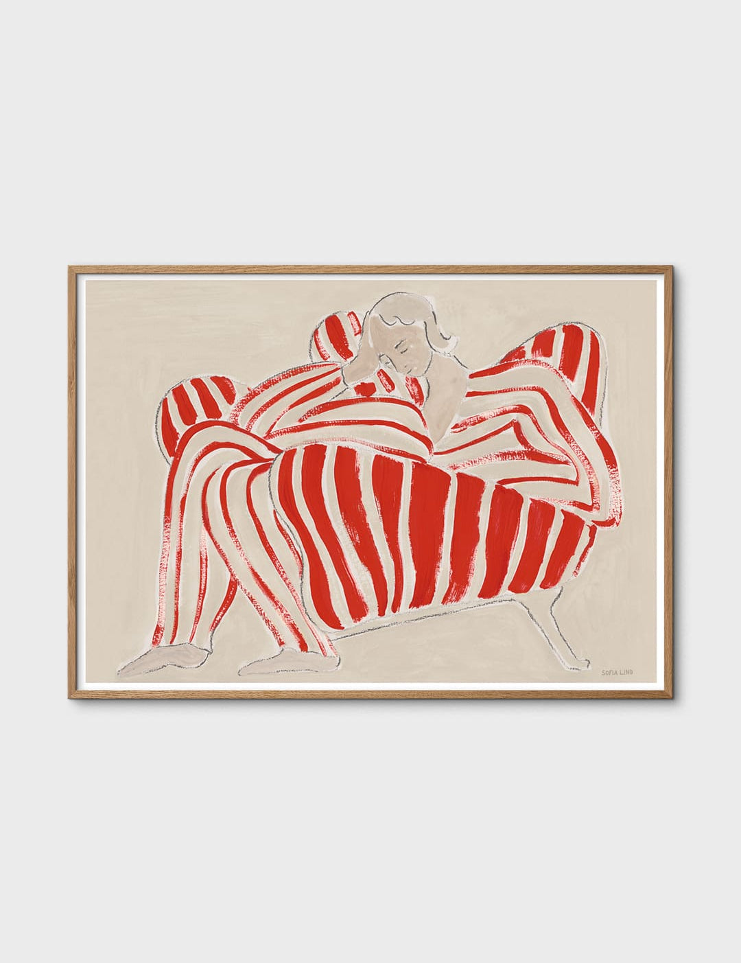 Red Chair by Sofia Lind