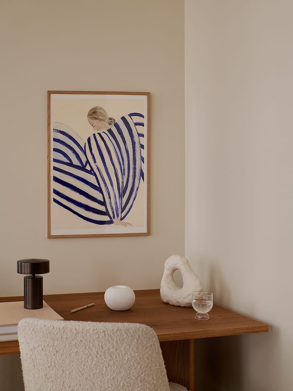 Blue Stripe At Concorde by Sofia Lind