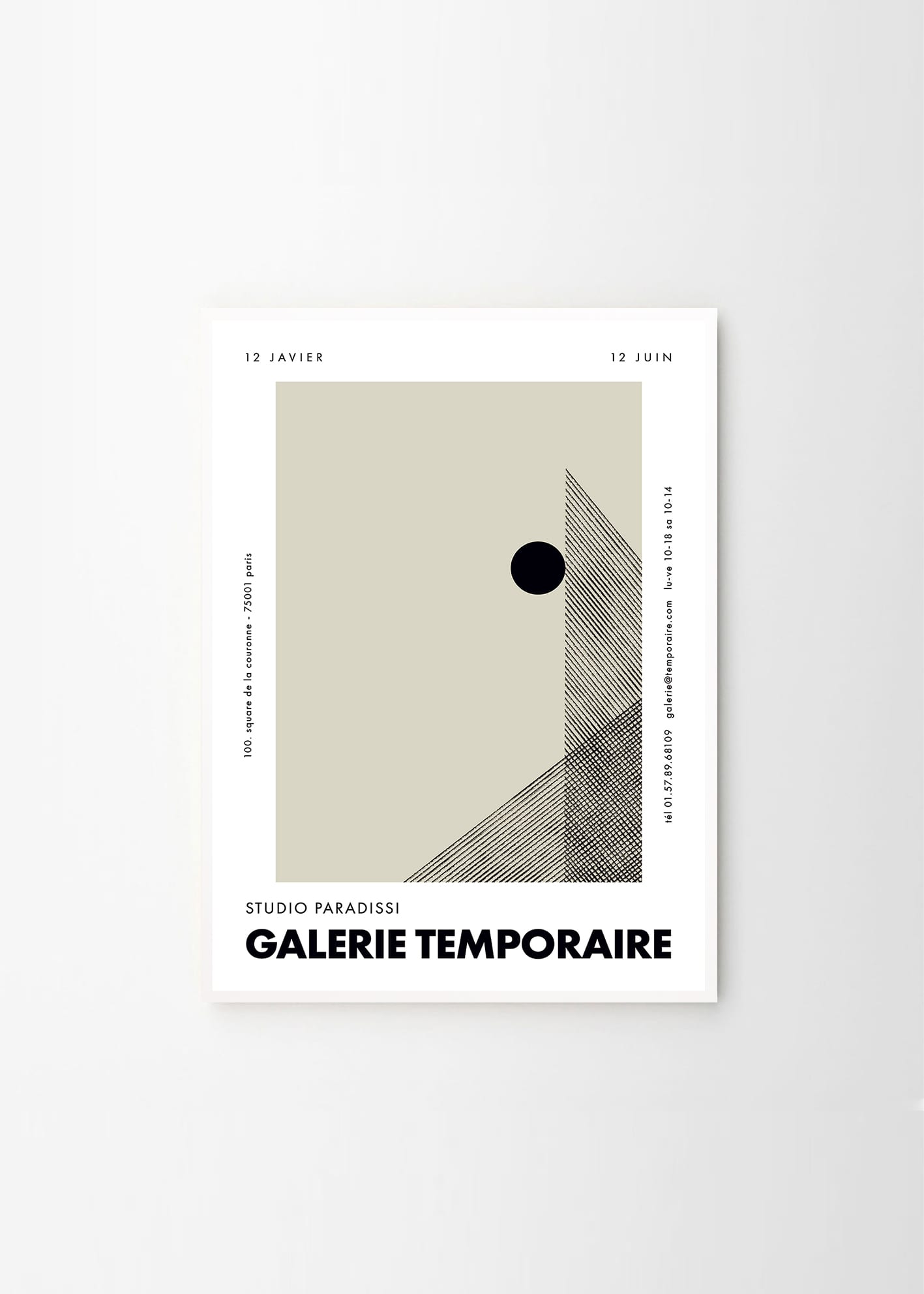 Galerie Temporaire 29 by Studio Paradissi | The Poster Club