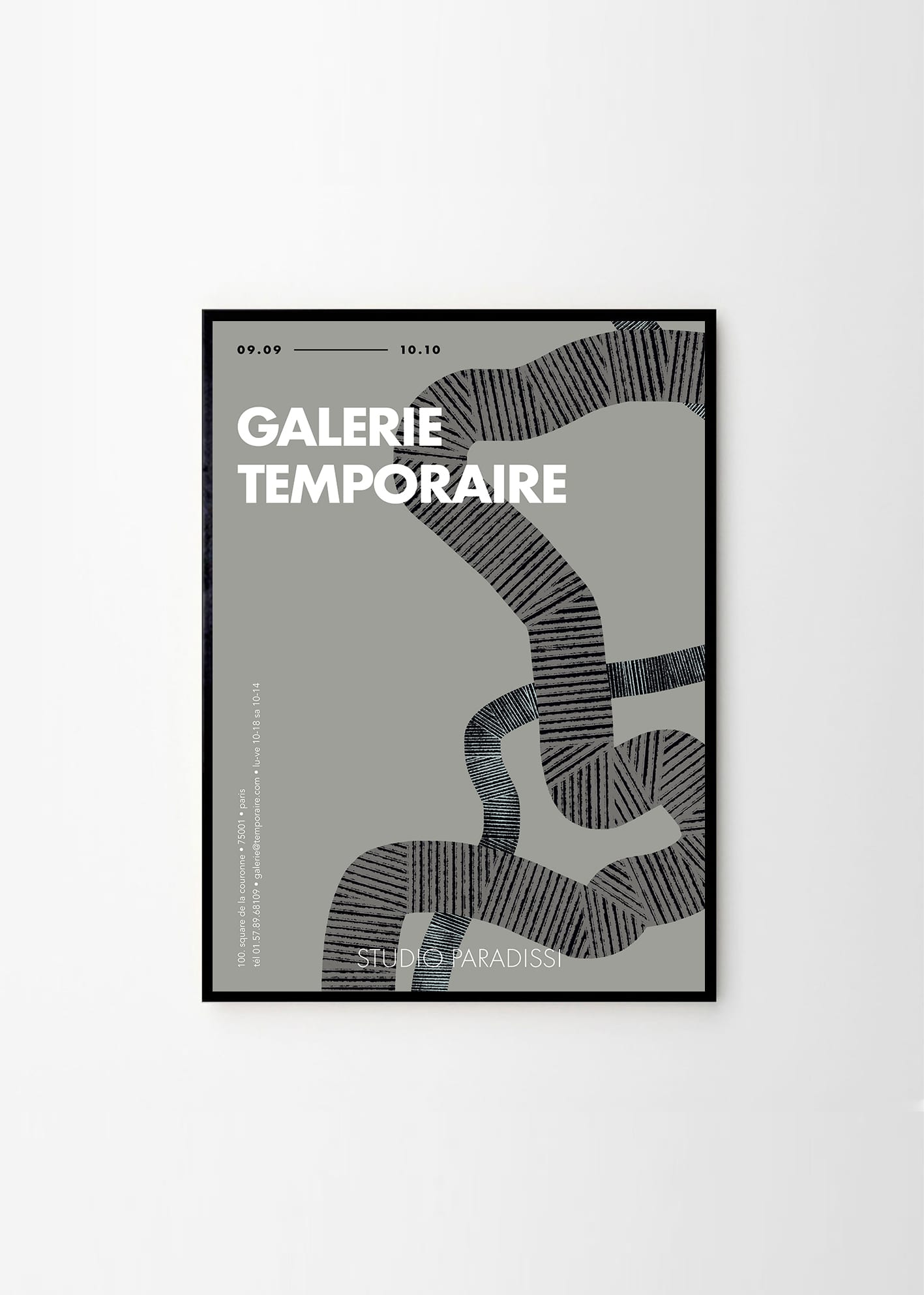 Galerie Temporaire 47 by Studio Paradissi | The Poster Club