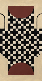 Vase With Cross Pattern by Studio Paradissi