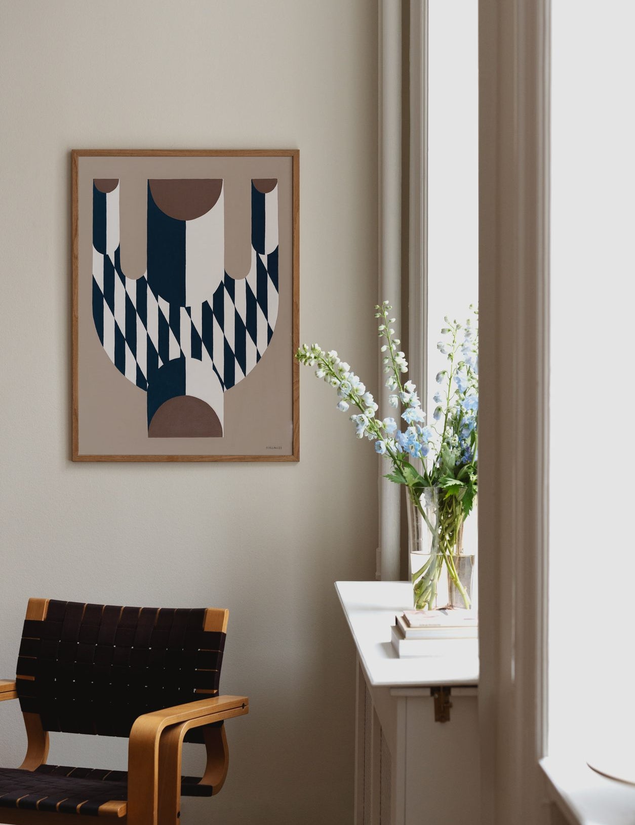 Vase with Diagonal Pattern