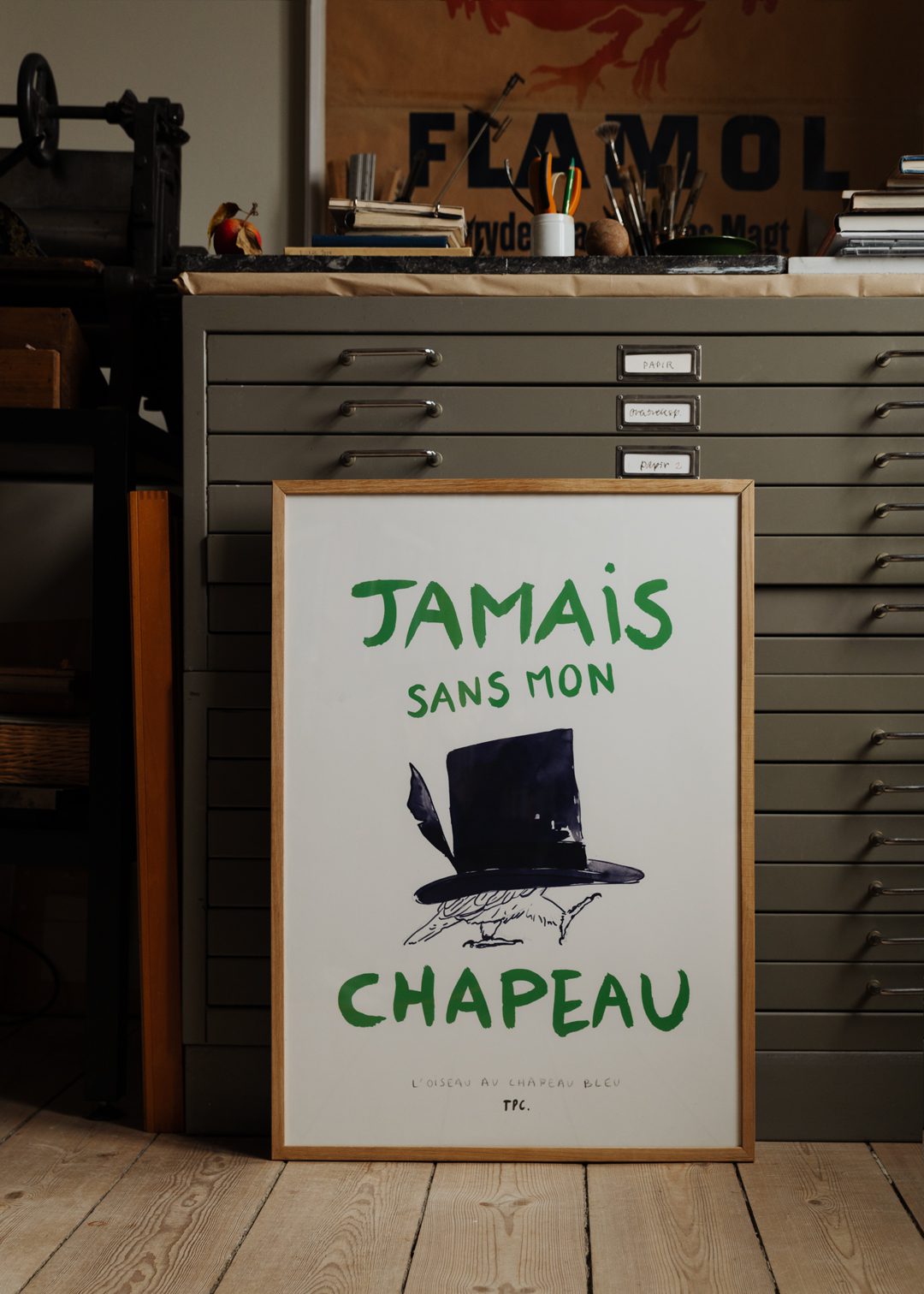L'Oiseau au Chapeau Bleu by Another Art Project