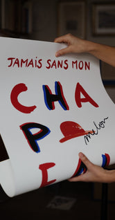 Le Chapeau Rond et Rouge by Another Art Project