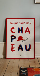 Le Chapeau Rond et Rouge by Another Art Project