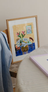 Pastel Table by Laura Page
