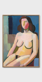 Vilhelm Lundstrom, Seated Female Nude 1940 by Rosenstiels