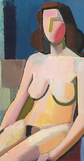 Vilhelm Lundstrom, Seated Female Nude 1940 by Rosenstiels
