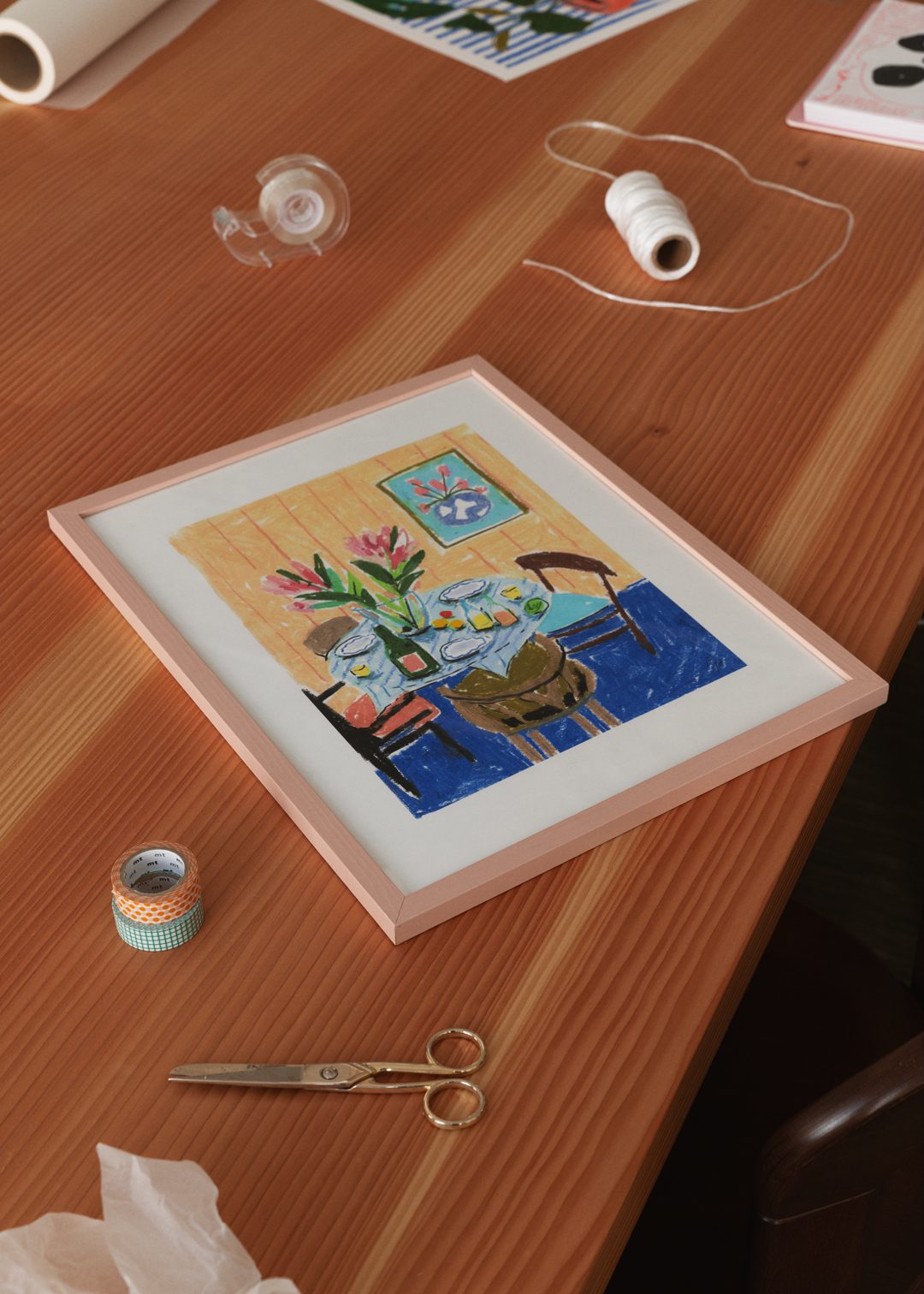 Pastel Table by Laura Page