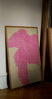 The Line - Pink by Rebecca Hein