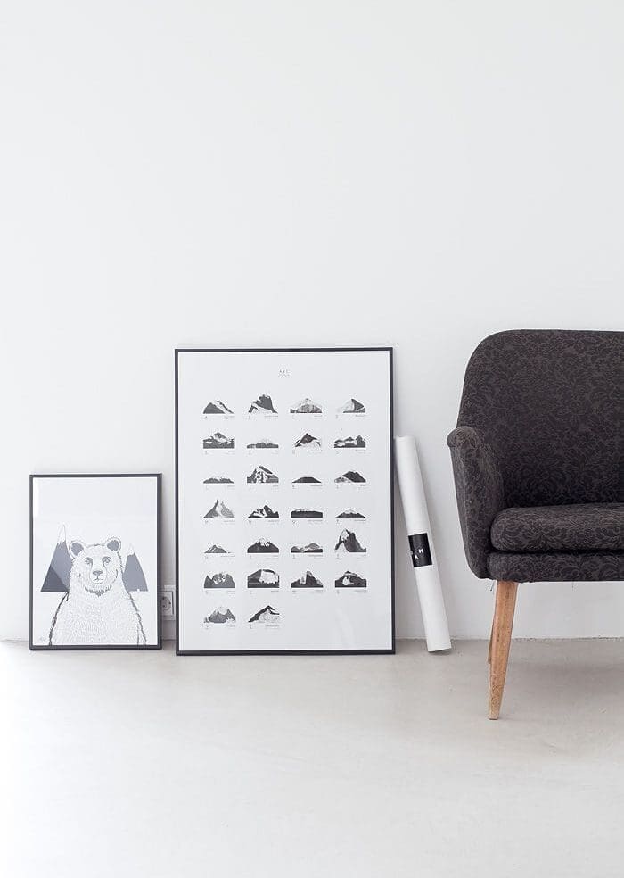 Minimalstic ABC | via ThePosterClub.com