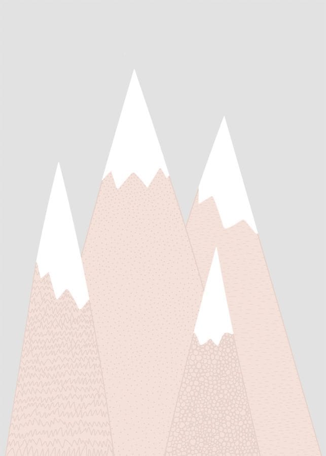 WIHO Design - Pink mountain