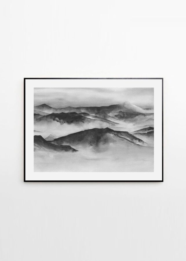 Melissa Selmin, Mountain spirit art print - THE POSTER CLUB