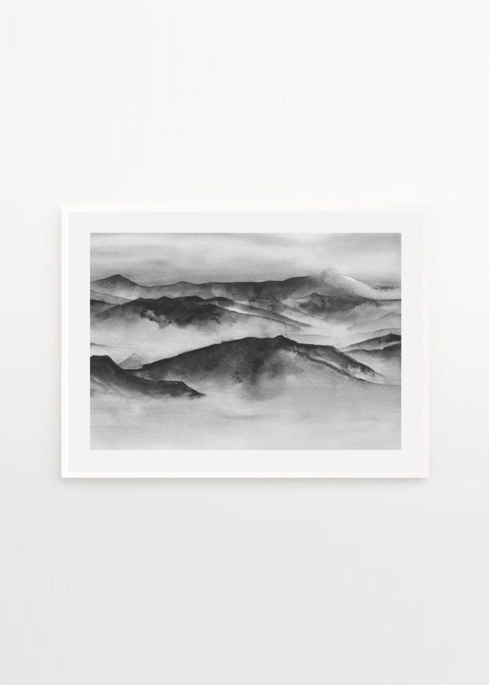 Melissa Selmin, Mountain spirit art print - THE POSTER CLUB