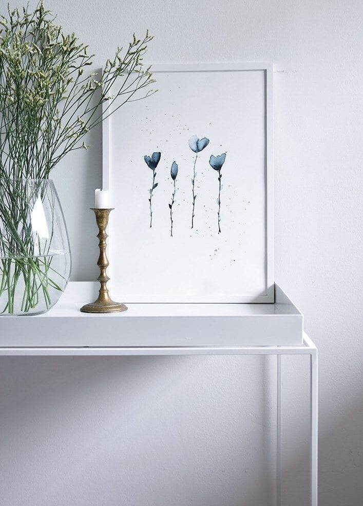 Four Little Flowers | via ThePosterClub.com